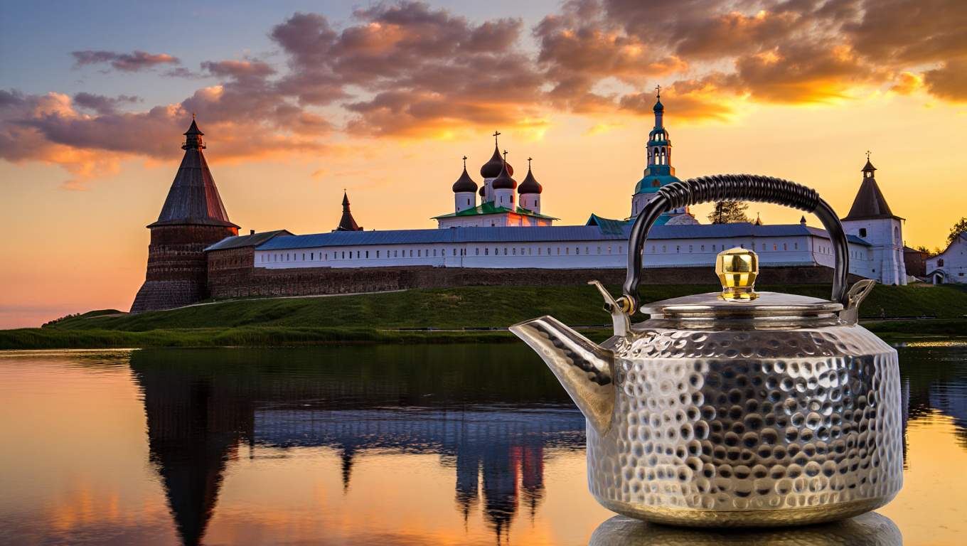 Чаник с монастырским чаем